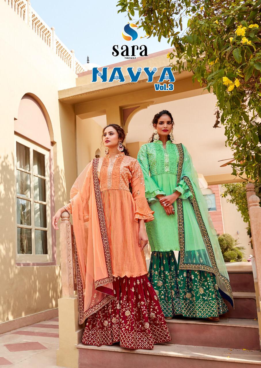 Navya Vol 3 By Sara Trendz Manufacturer Traders Surat