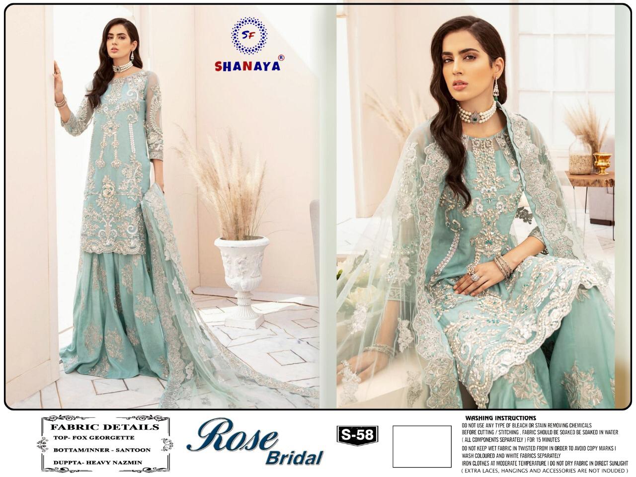 Rose Bridal S 58 By Shanaya Fashion Single Design Manufacturer Traders Surat