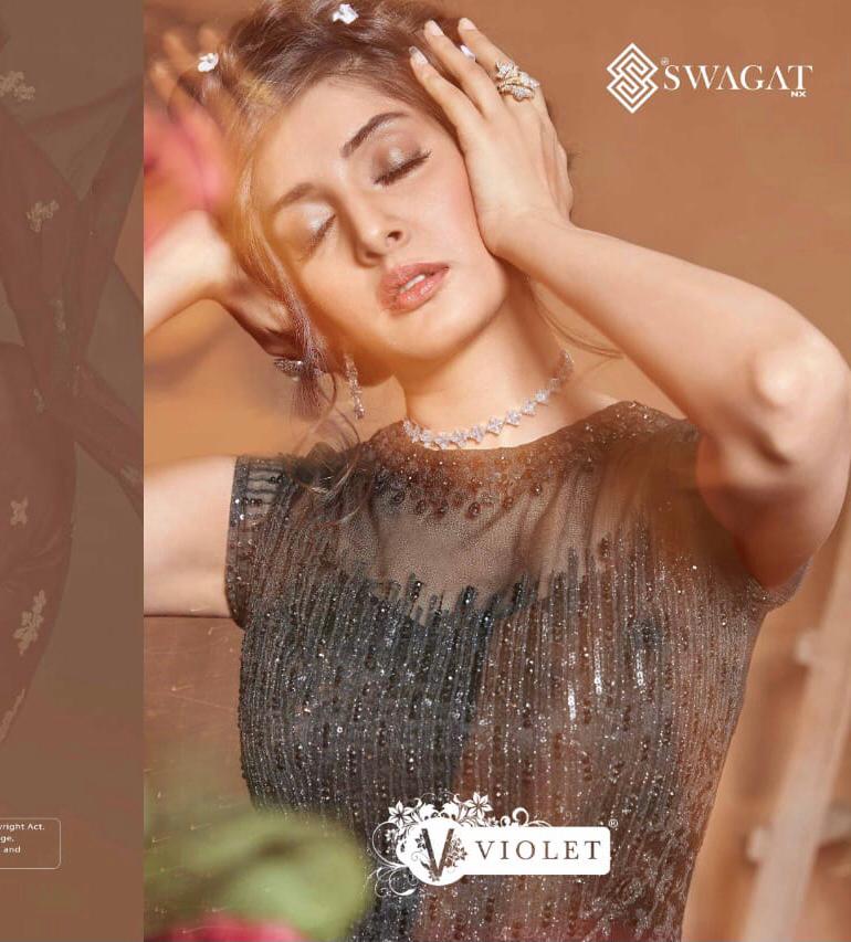 Violet Series 5101 To 5109 By Swagat Single And Set Stockiest And Supplier From Surat