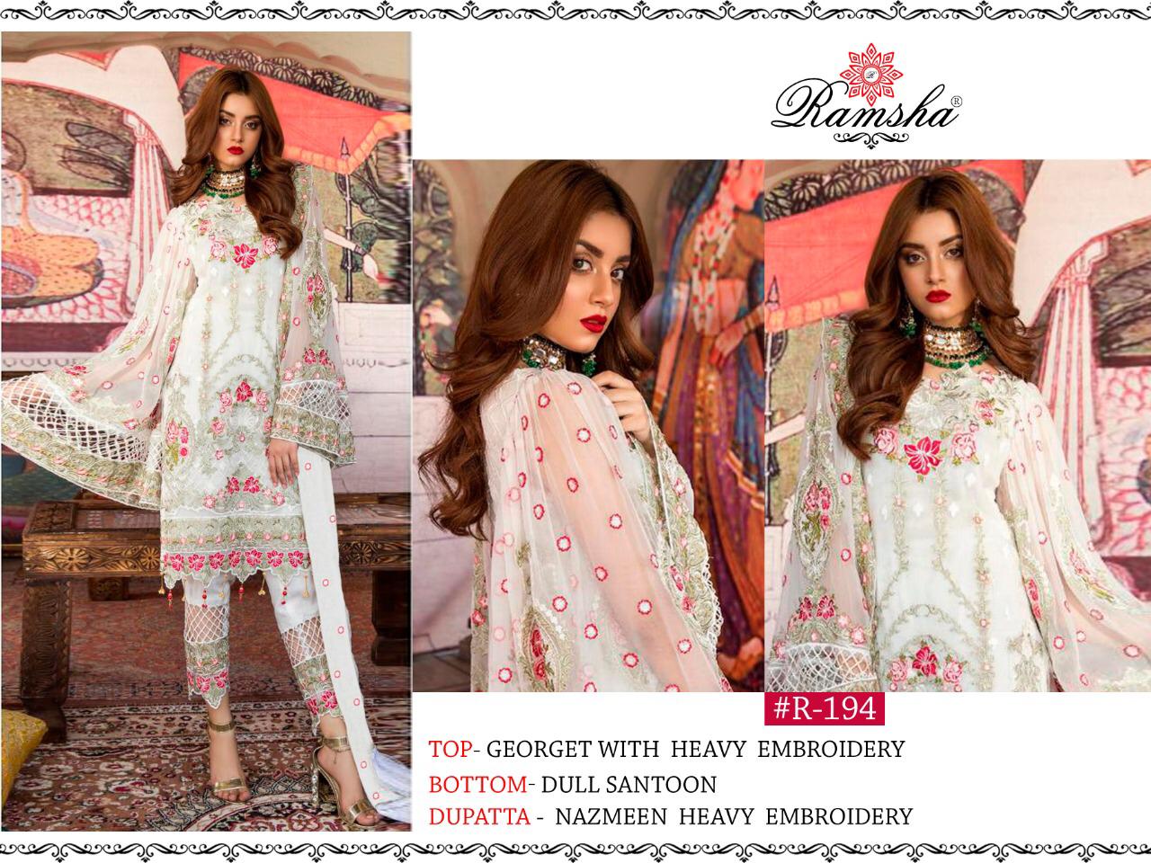 Ramsha R 188 To R 196 Suit Single And Set Stockiest And Supplier From India