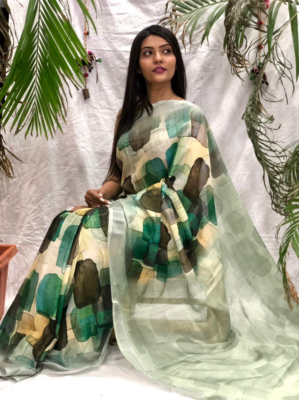 Tks Introduction Of Newest Addition Of Autograph Collection Lenin Saree By Nitya Nx Single And Set S...