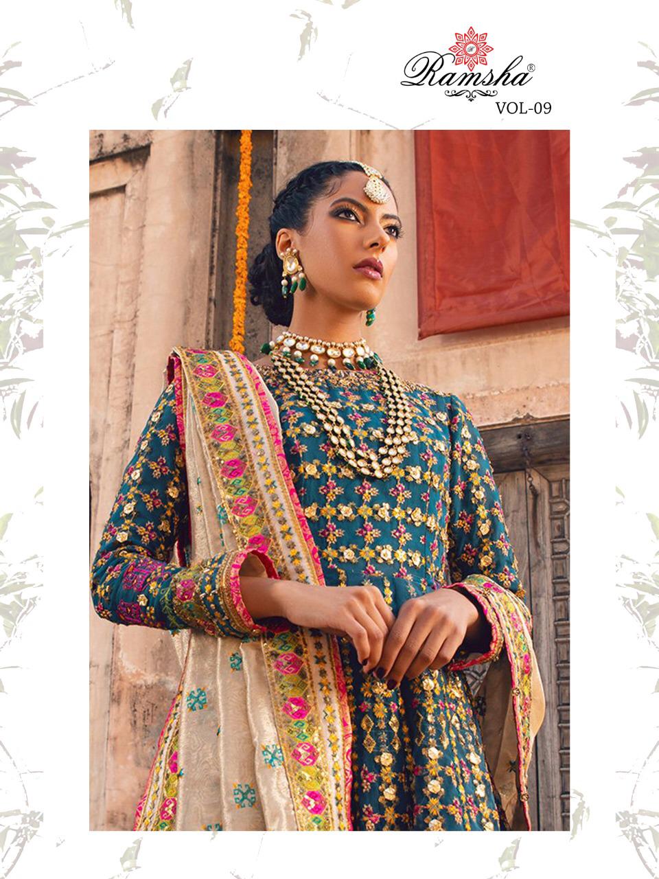 Ramsha R 299 To 302 Vol 9 Single And Set Stockiest And Supplier From Surat