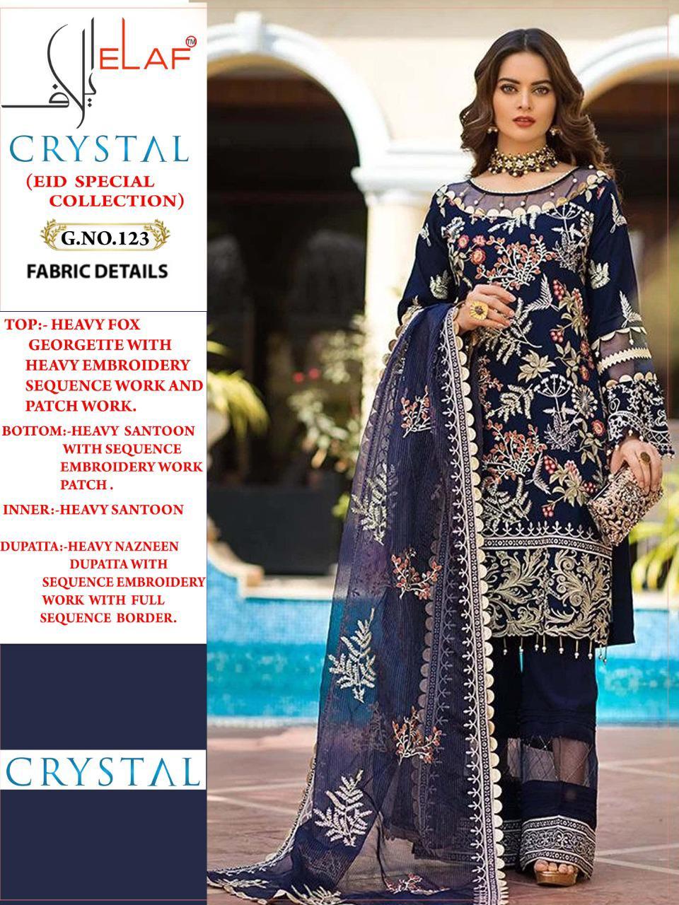 Crystal By Elaf Single Hit Design Collection Manufacturer Traders Surat