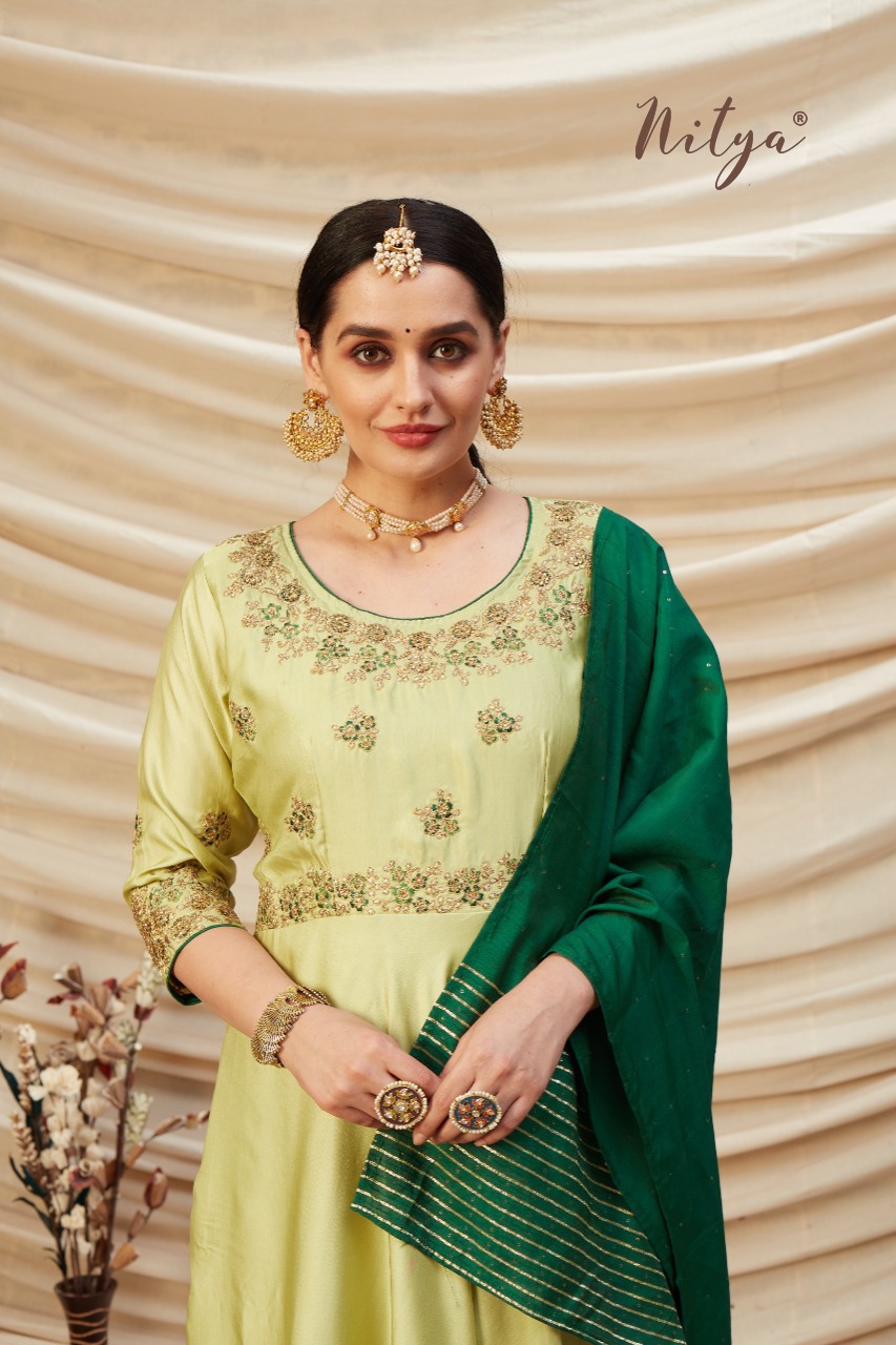 Nitya Non Catlogue Readymade Gown Wholesale Suppliers And Dealer From India
