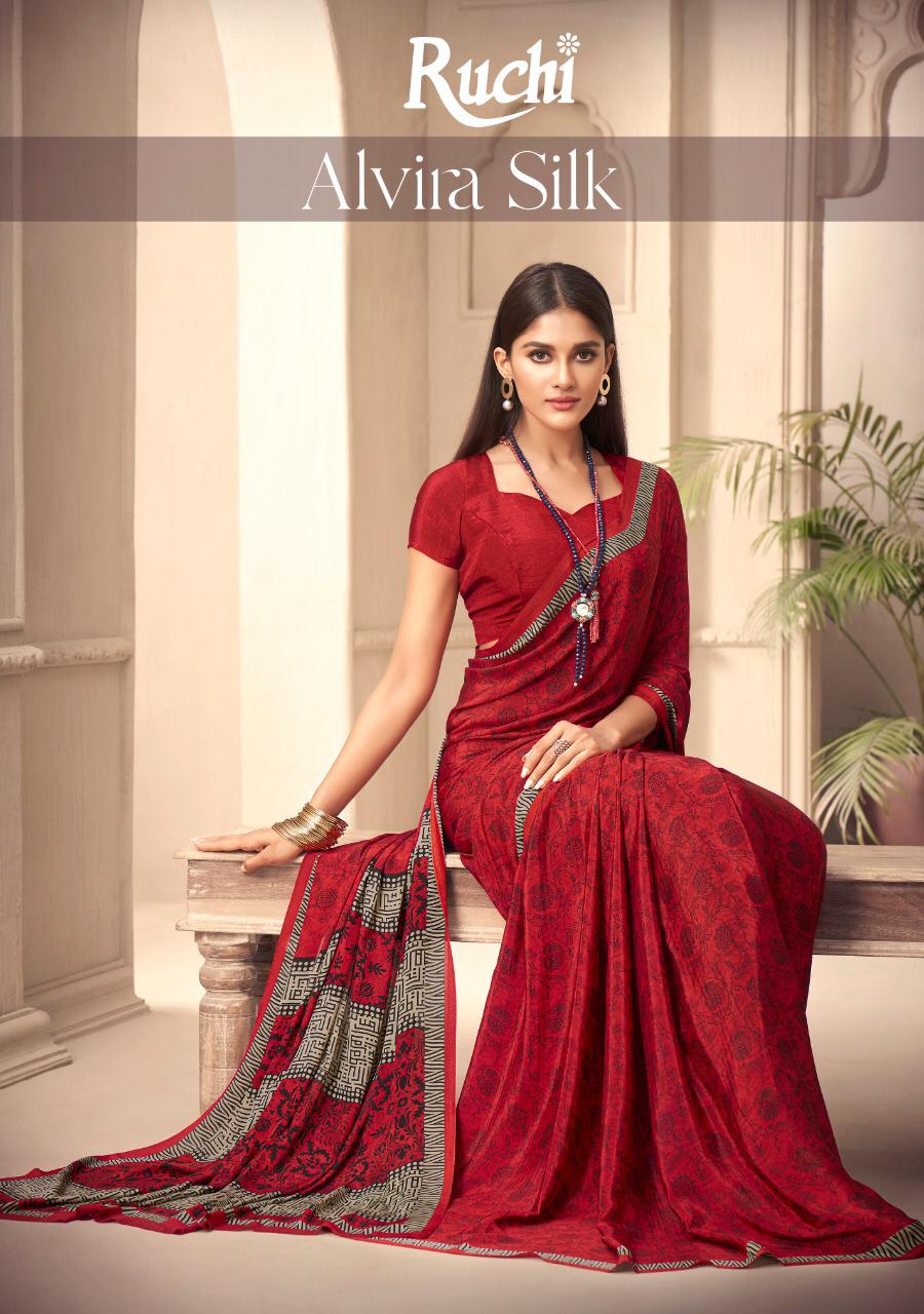 Alvira Silk By Ruchi Saree Manufacturer And Dealer From All Over India