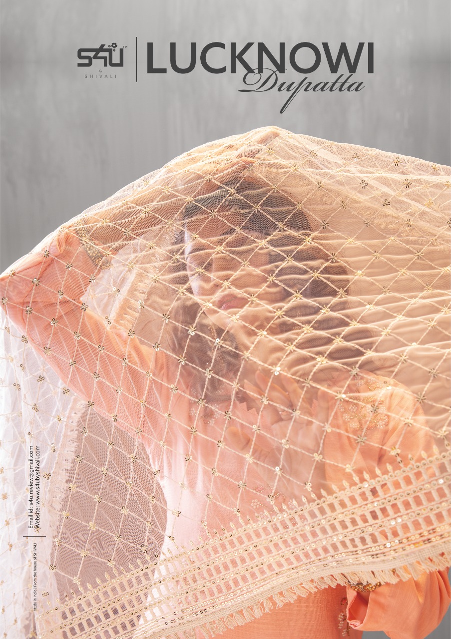 Lucknowi Dupatta By S4u Dealer And Exporter Surat