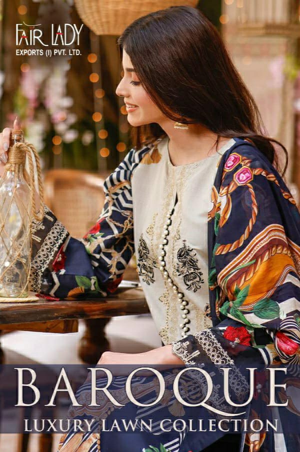 Baroque Chiffon Dupatta By Fairlady Wholesale Supplier Traders In Surat