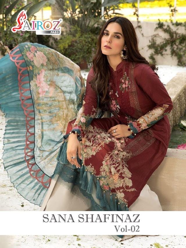 Sana Shafinaz Vol 2 By Sairoz Fabs Dealer And Exporter Surat