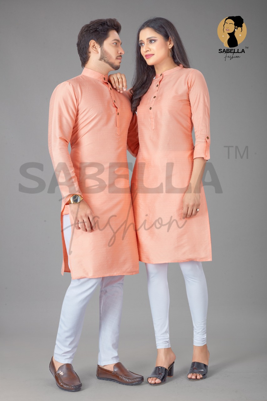 Couple Kurta Vol 2 By Sabella Fashion Wholesaler Supplier From Surat