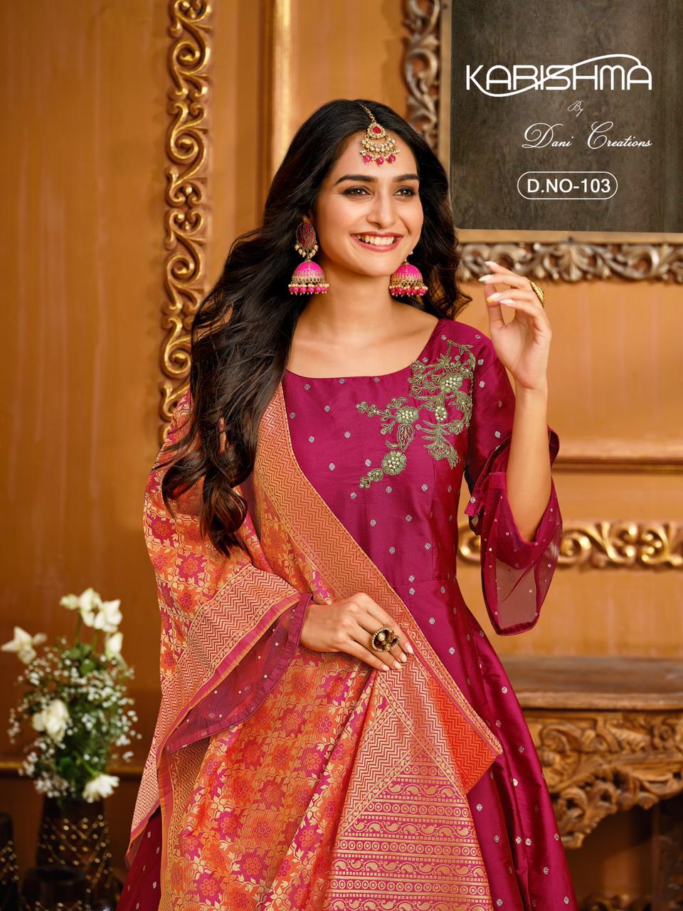 Karishma Vol 1 Series 101 To 103 By Karishma Single And Set Stockiest And Supplier From Surat