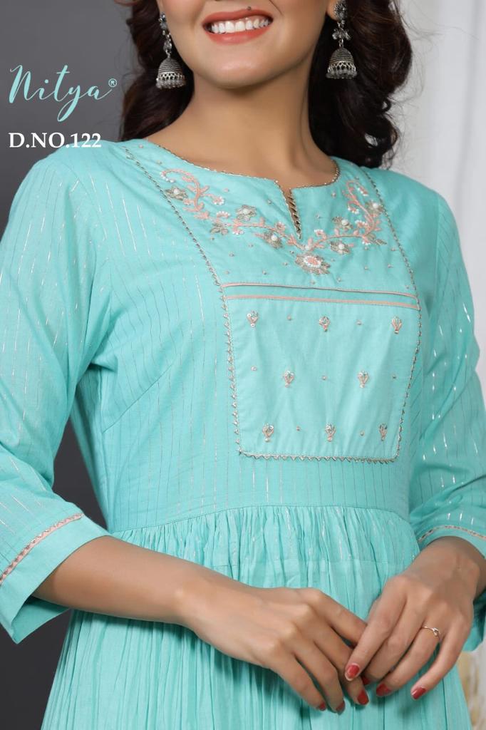 Nitya D No 121 And 122 By Lt Fabrics Wholesaler Supplier From Surat