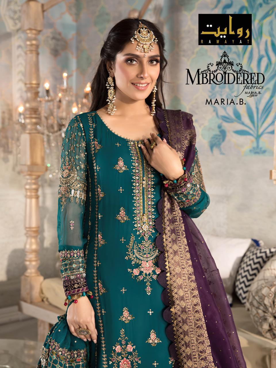 Mbroidered Collection 2021 By Rawayat Manufacturer Traders Surat Gujarat