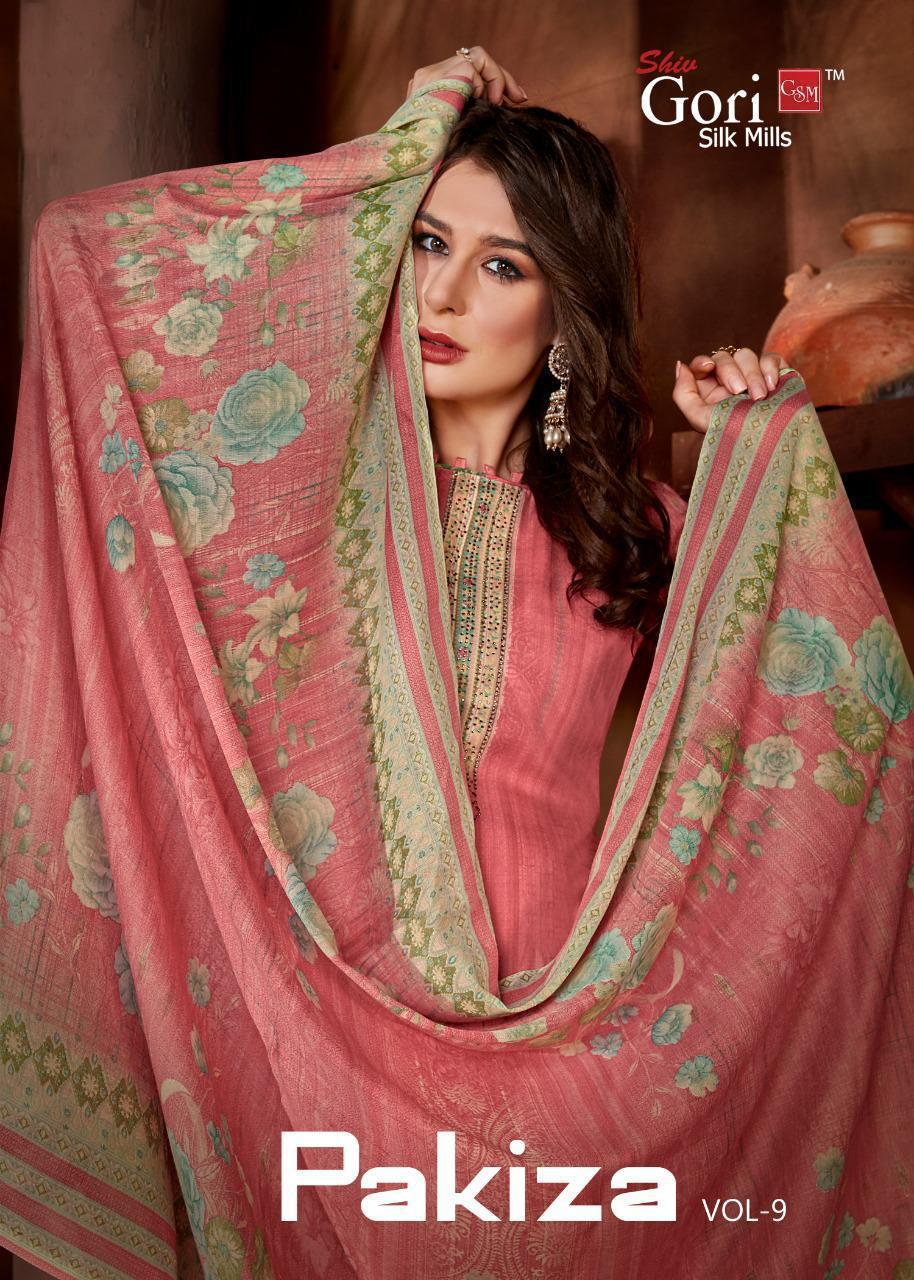 Pakiza Vol 9 By Shiv Gori Silk Mills Dealer And Exporter Surat