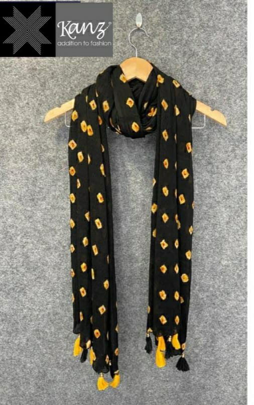 Bandhej Printed By Kanz Scarf Dealer From India