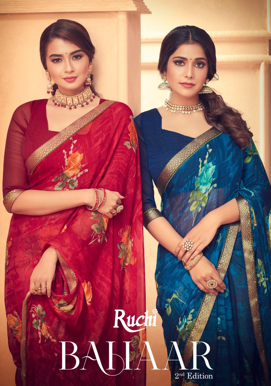 Bahaar 2nd Edition By Ruchi Saree Wholesale Supplier Traders In Surat