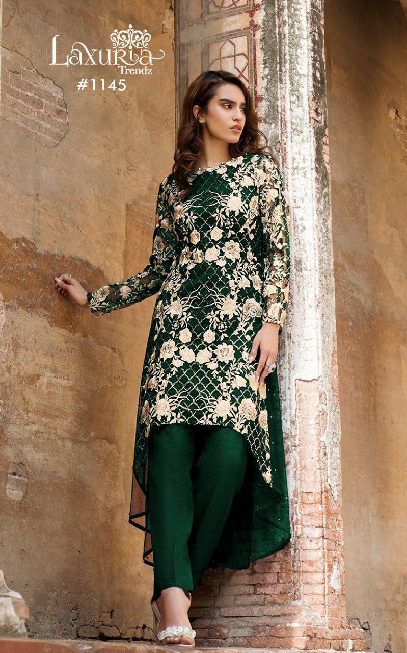 Laxuria Trendz D No 1145 Designer Long Tunic In Pakistani Style Dealer From India