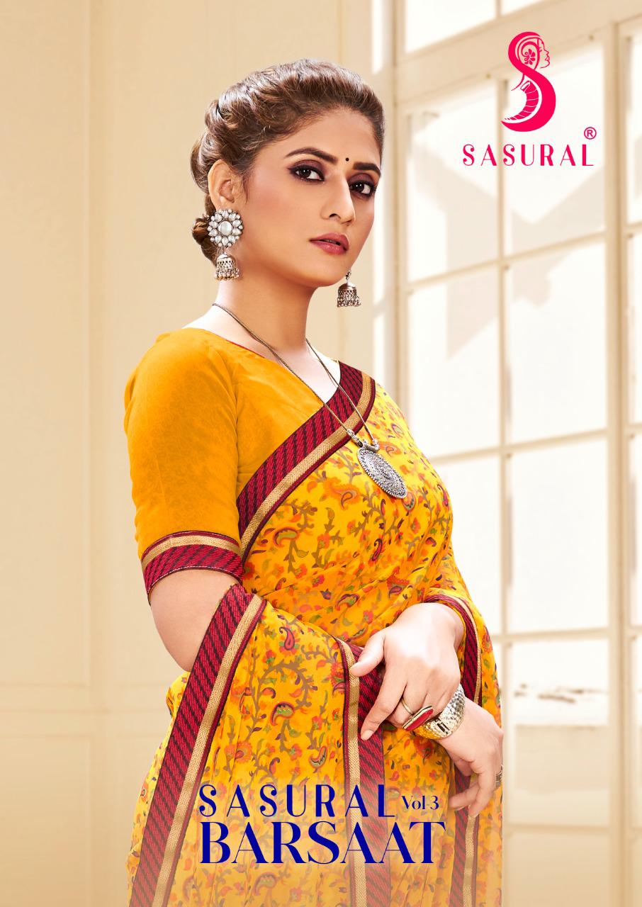 Barsaat Vol 3 Series 301 To 312 By Sasural Single And Set Stockiest And Supplier From Surat