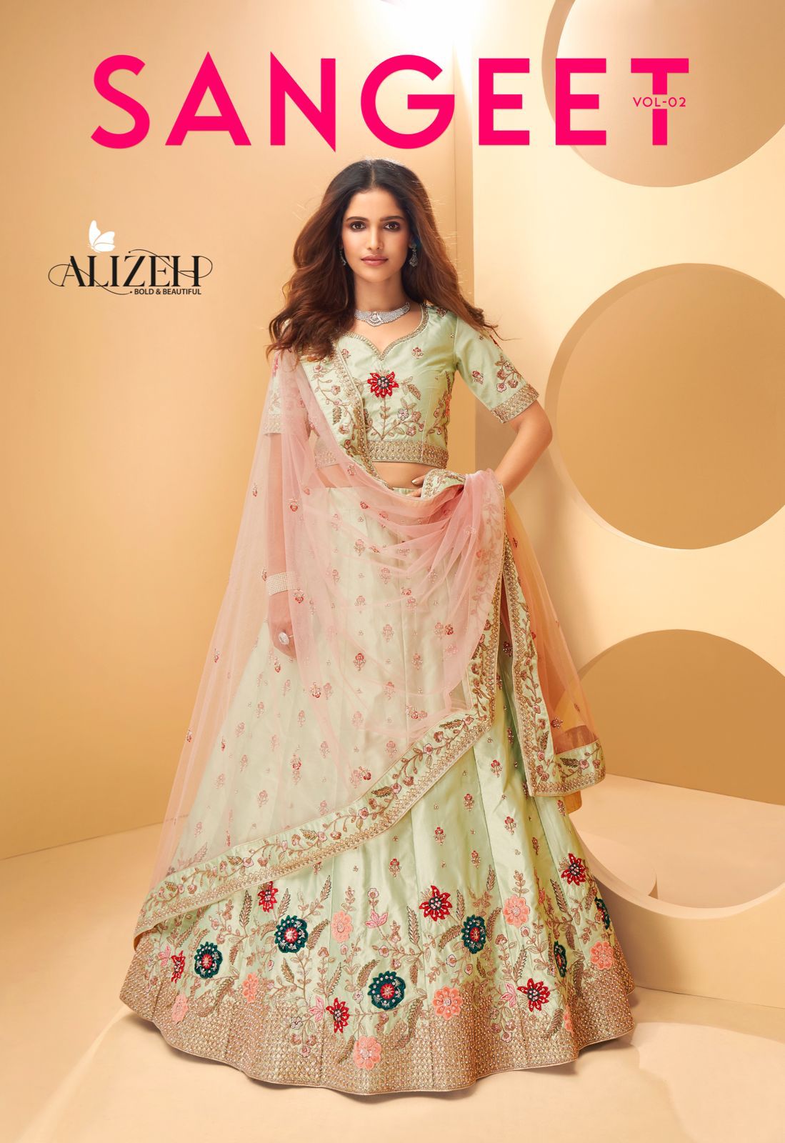 Sangeet Vol 2 Series 1023 1026 By Alizeh Official Single And Set Stockiest And Supplier From Surat