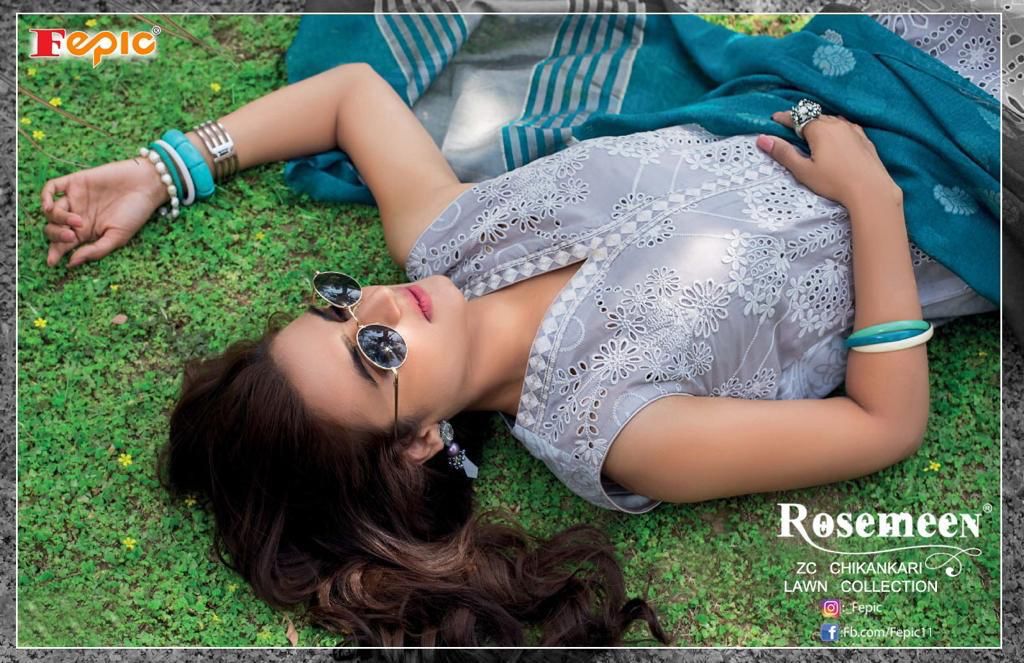 Zc Chikankari Lawn Collection By Fepic Wholesaler Supplier From Surat