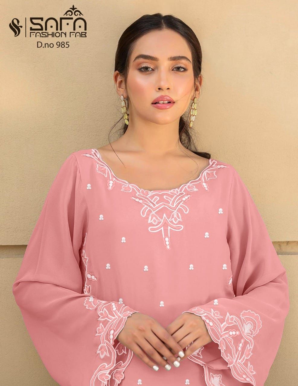 S F 985 By Safa Fashion Fab Wholesale Market In Surat