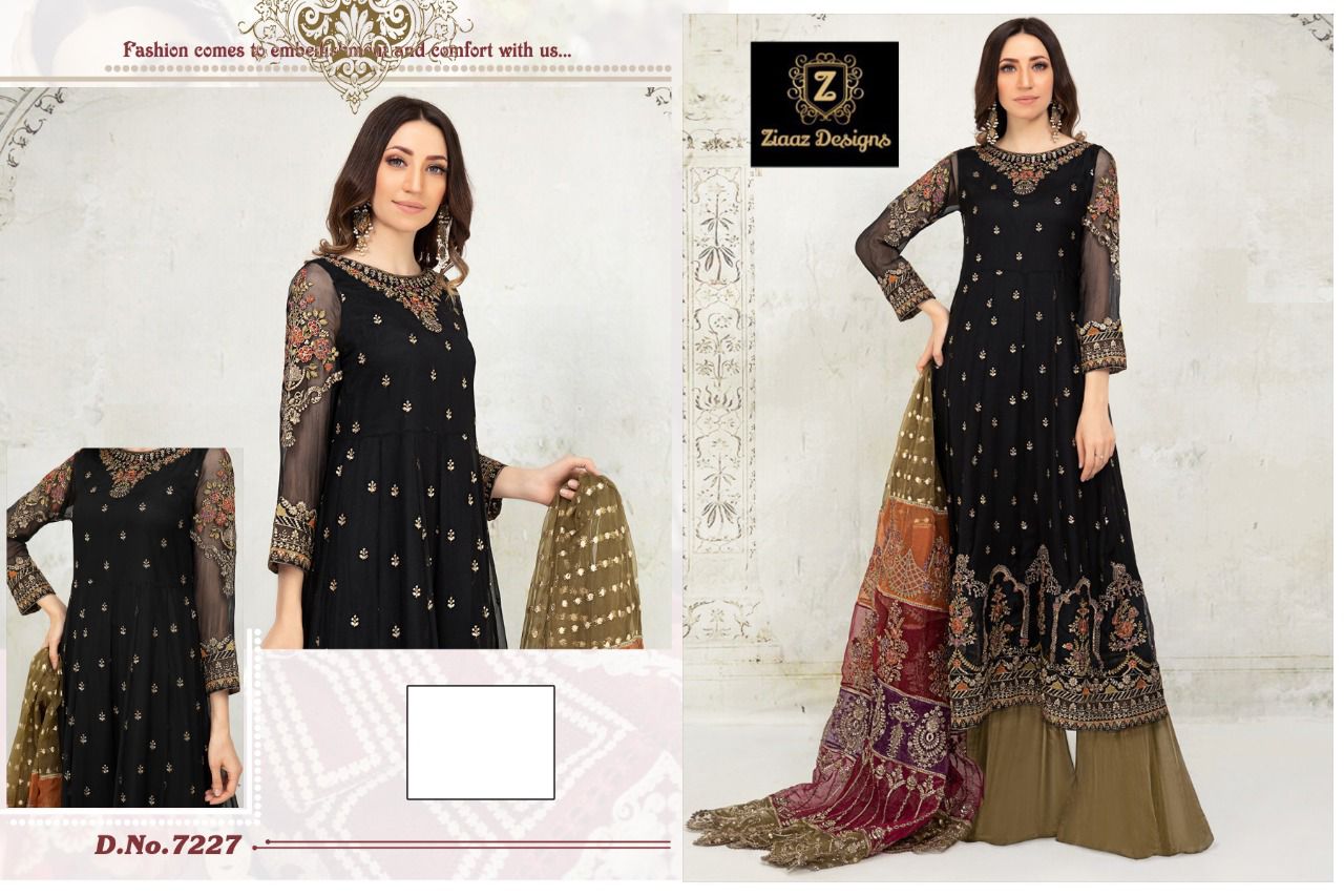 Black Beauty Vol 3 D No 7227 By Ziaaz Designs Single Available Manufacturer And Dealer From India