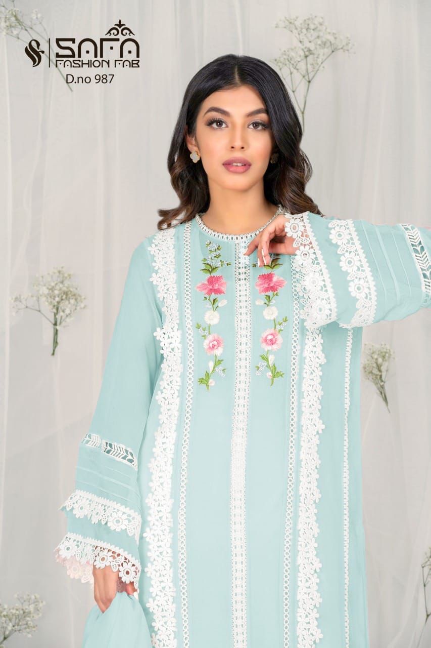 S F 987 By Safa Fashion Fab Wholesale Supplier Traders In Surat