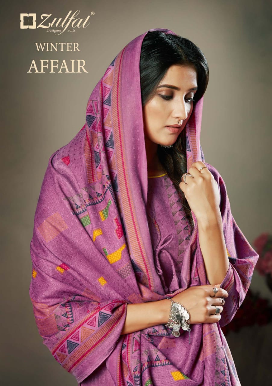 Winter Affair By Zulfat Designer Suits Wholesale Suppliers And Dealer From India