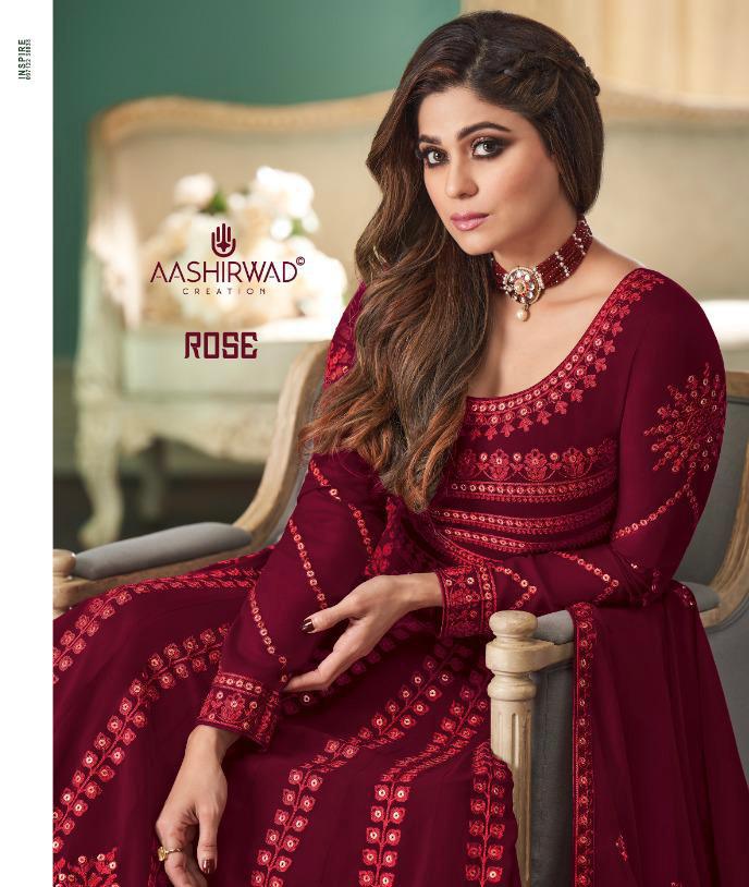 Rose Series 8519 To 8523 By Aashirwad Single And Set Stockiest And Supplier From Surat
