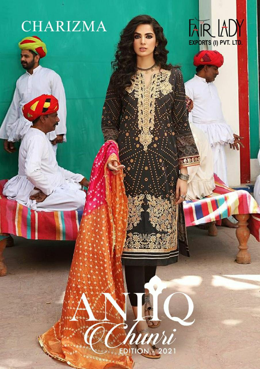 Aniiq Chunri Vol 2 Chiffon Dupatta By Fairlady Dealer From India