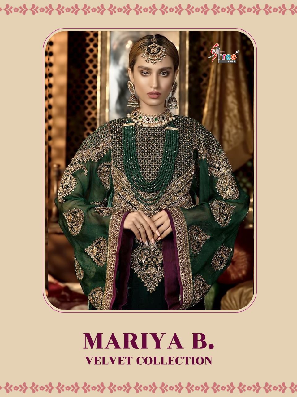 Mariya B Velvet Collection By Shree Fabs Dealer And Exporter Surat Gujarat