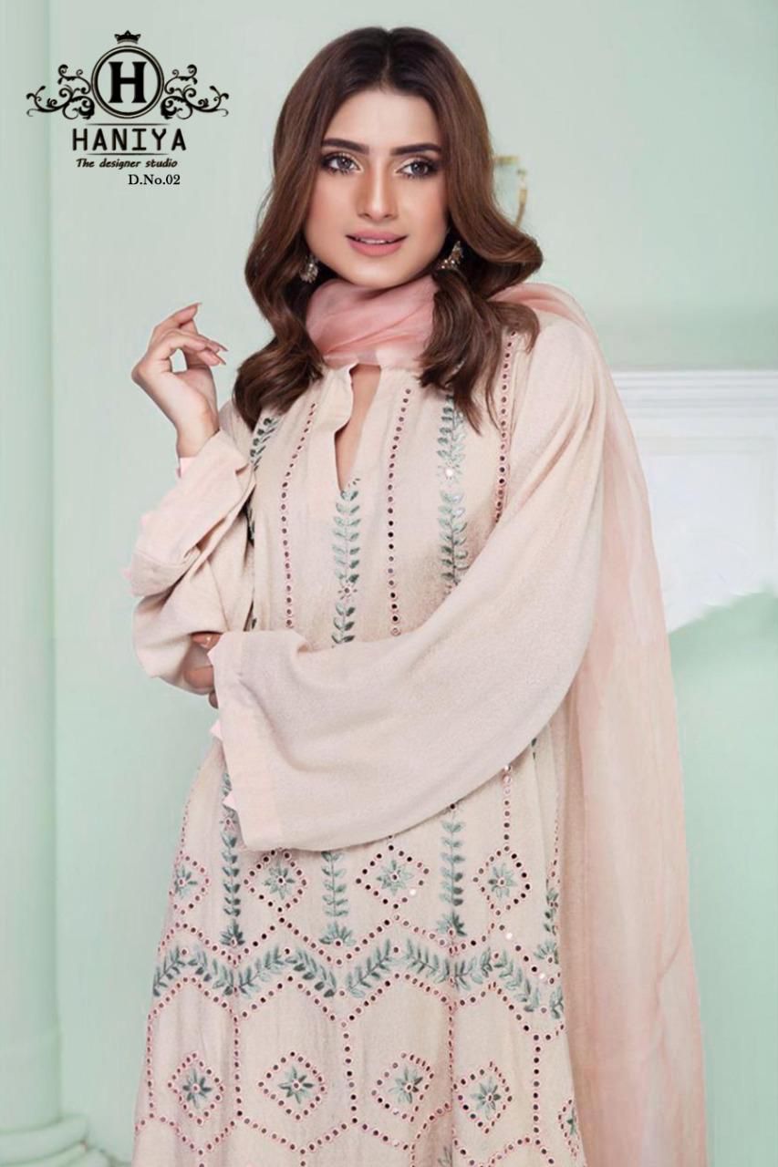 Haniya The Designer Studio D No 02 Single And Set Stockiest And Supplier From Surat