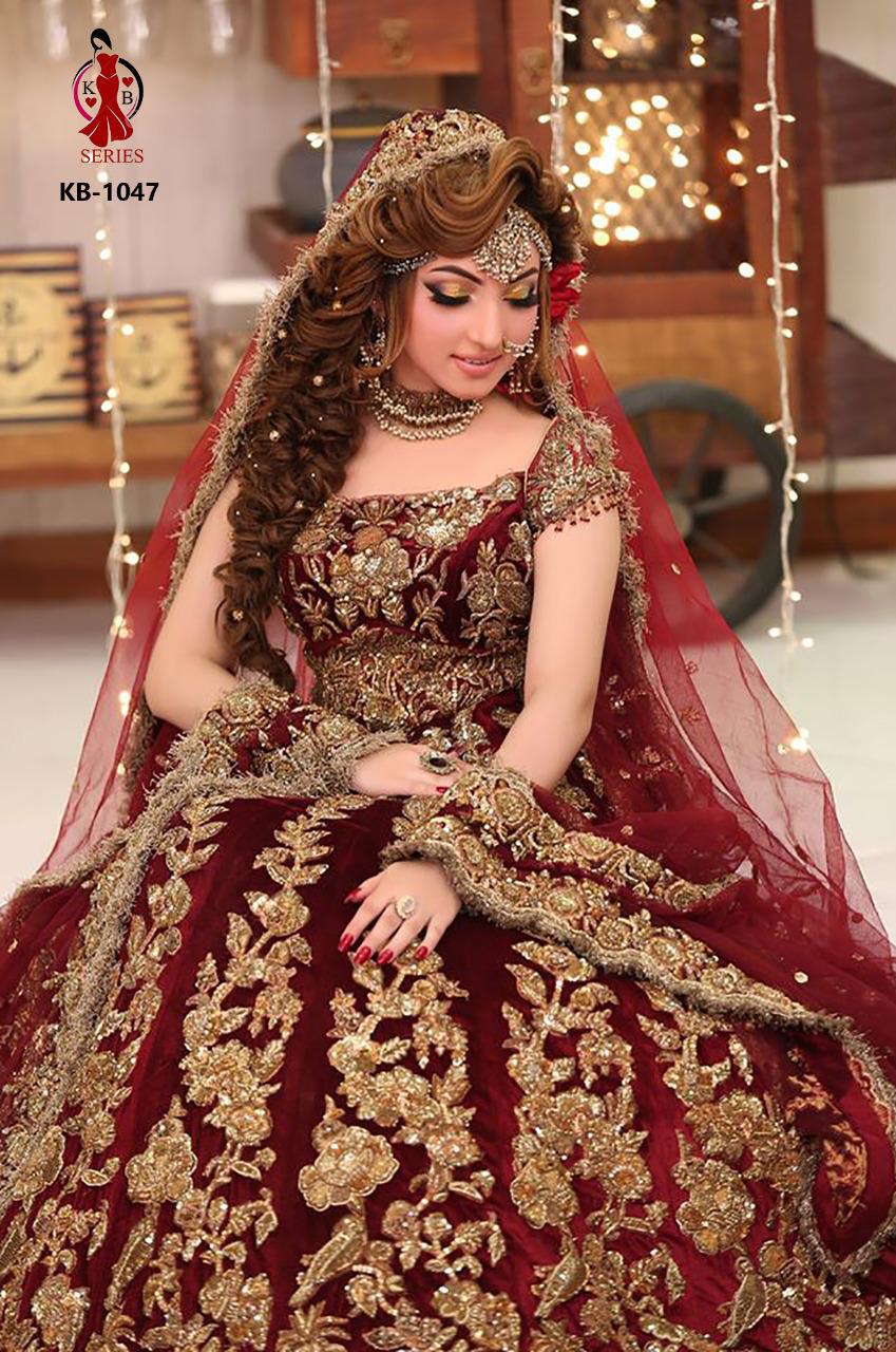 Kb Series 1047 Present Bridal Lehanga Single And Set Stockiest And Supplier From Surat