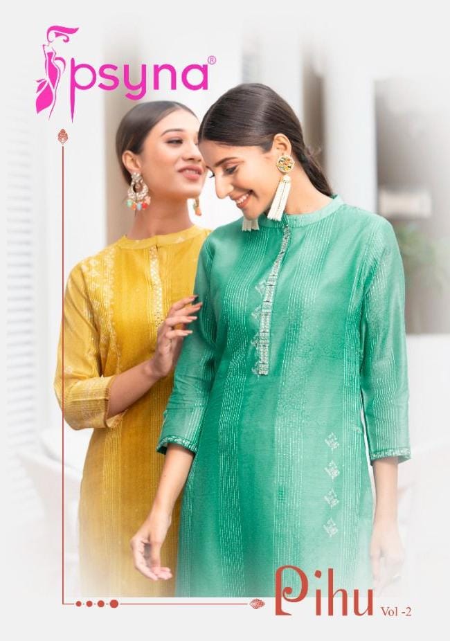 Pihu Vol 2 By Psyna Dealer And Exporter Surat Gujarat