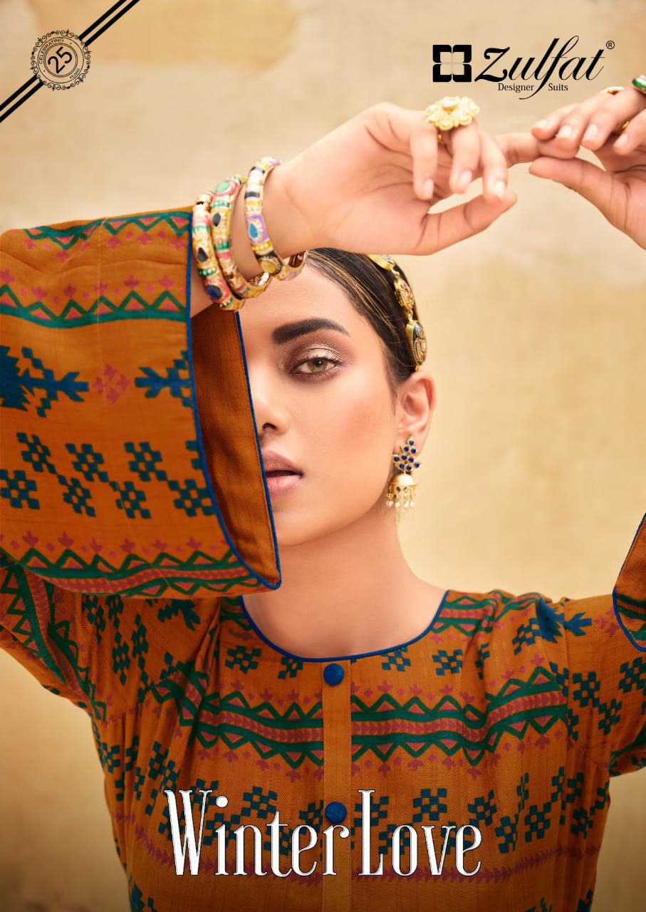 Winter Love By Zulfat Designer Suits Wholesale Suppliers And Dealer From India