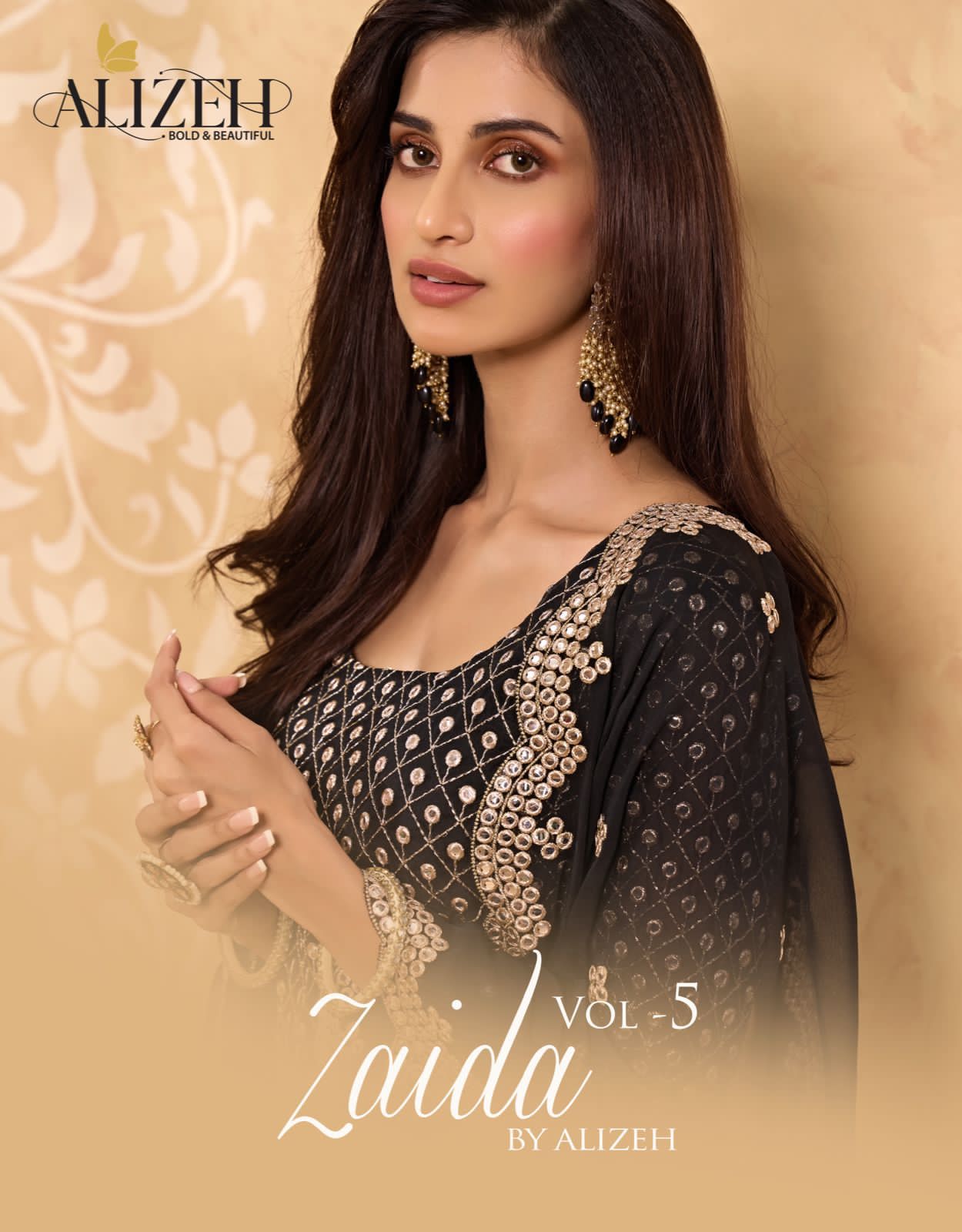 Zaida Vol 5 Series 2018 To 2020 By Alizeh Official Single And Set Stockiest And Supplier From Surat