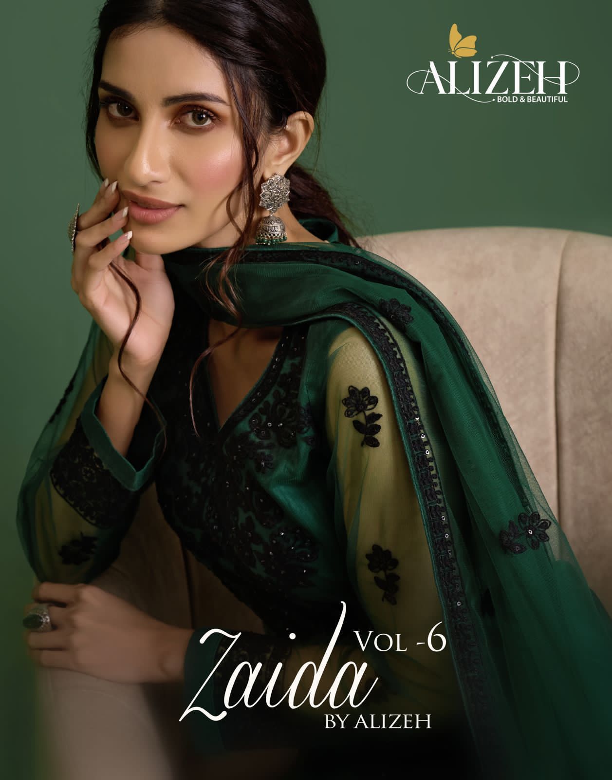 Zaida Vol 6 By Alizeh Official Single And Set Stockiest And Supplier From Surat