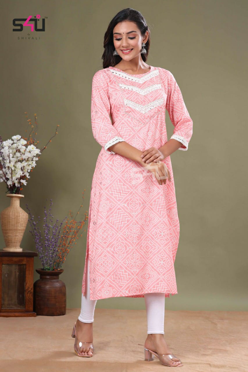 S4u 221 Fancy Kurti Wholesaler Supplier From Surat