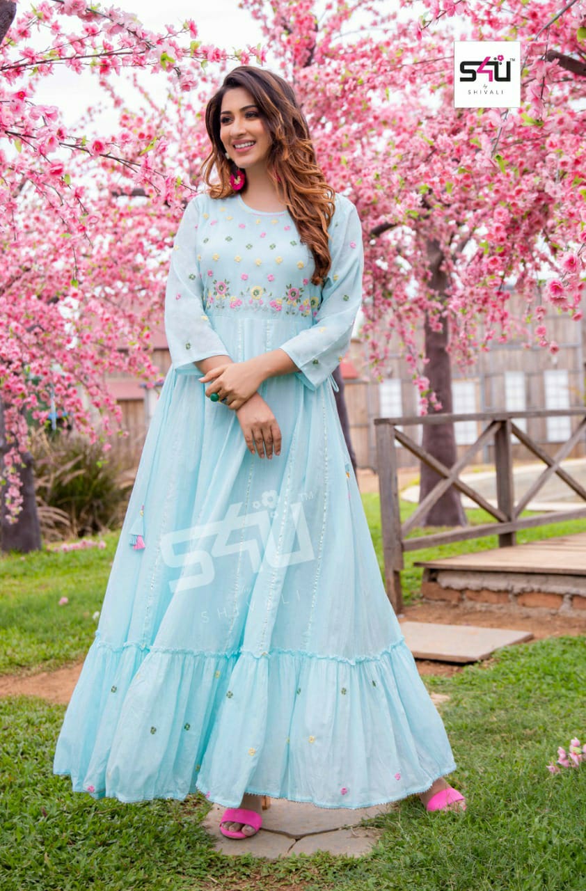 S4u 2045 New Designer Gown Wholesaler Supplier From Surat