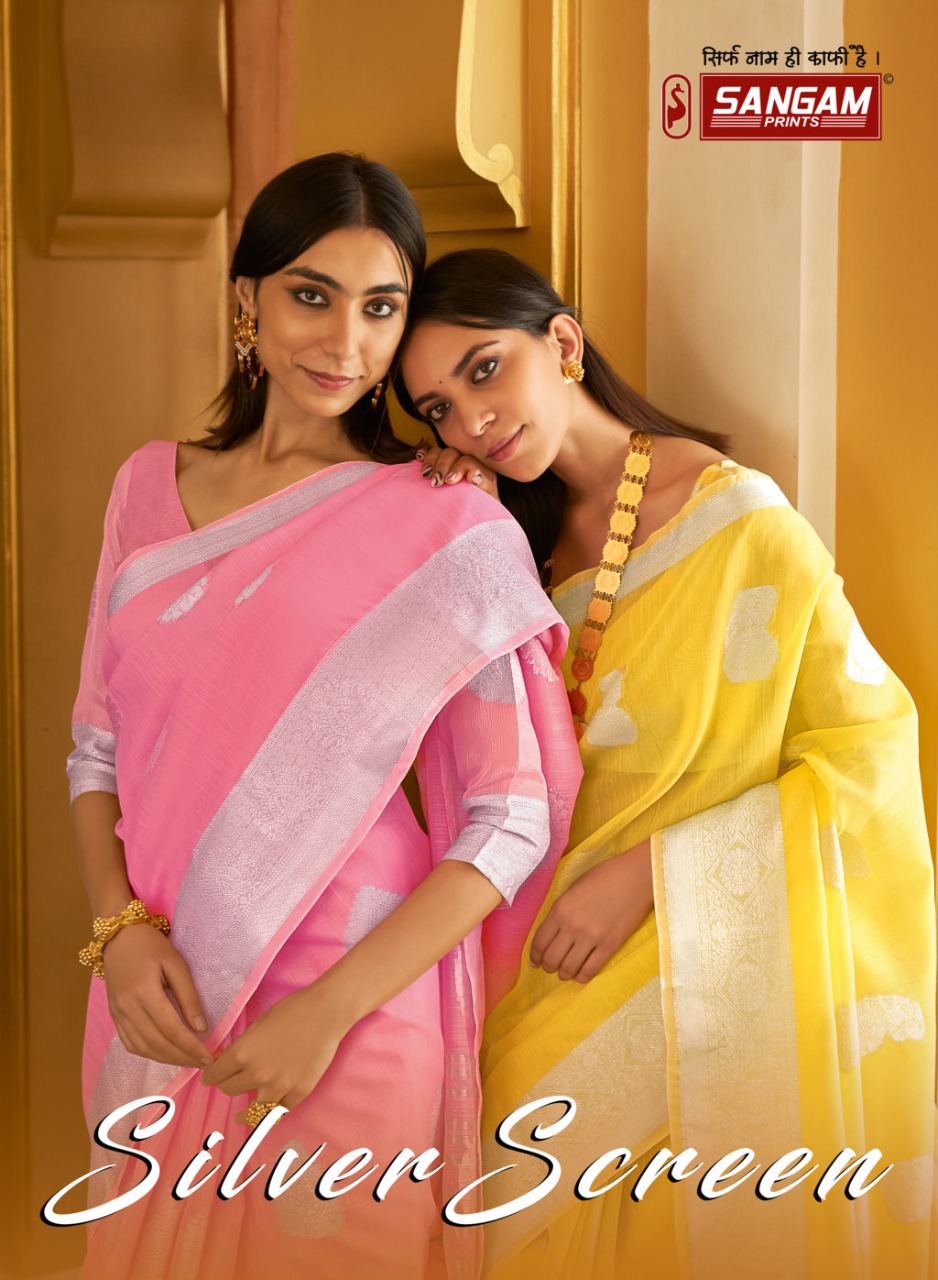 Silver Screen By Sangam Prints Single And Set Stockiest And Supplier From Surat