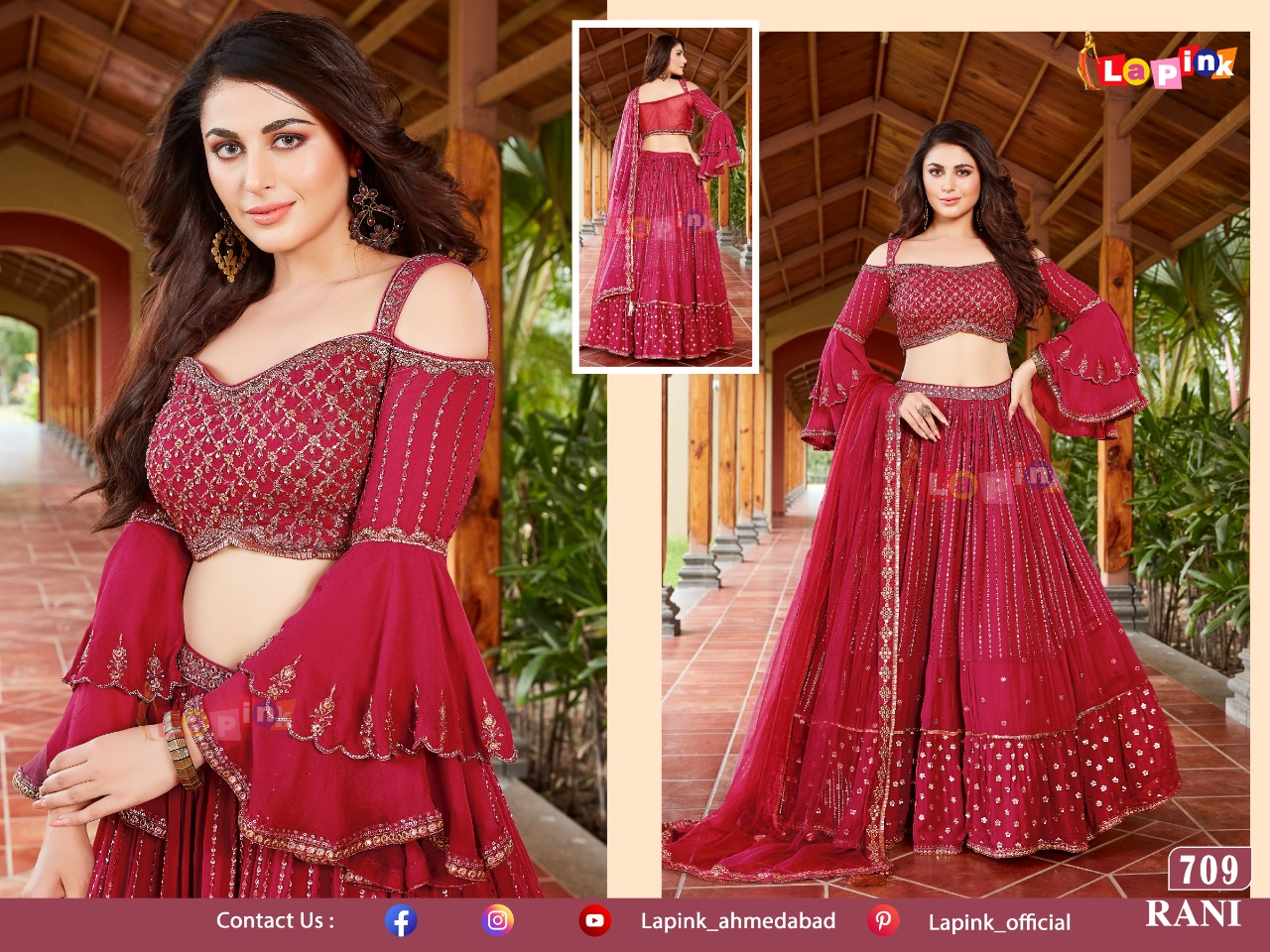 New Designer Croptop D No 709 By Lapink Single Available Manufacturer And Dealer From India