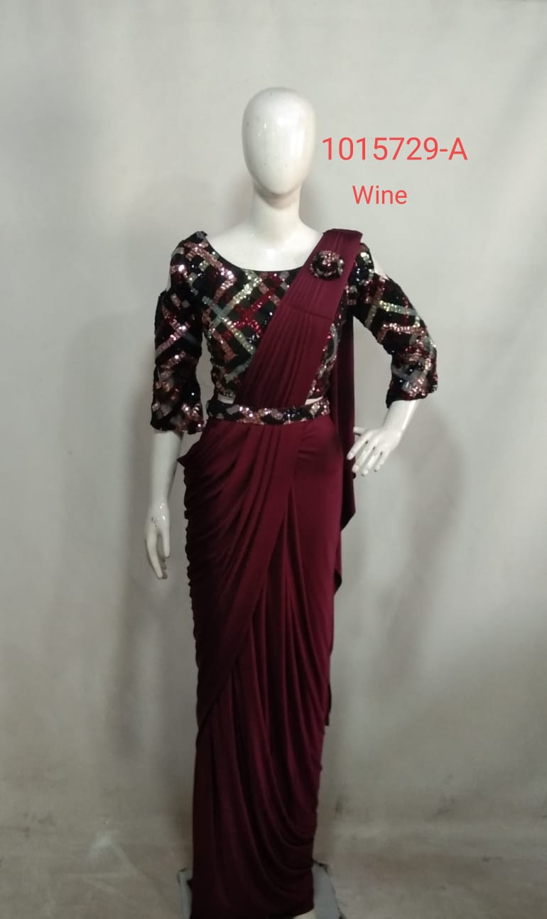 Ready To Wear Saree D No 1015729 Single And Set Stockiest And Supplier From Surat