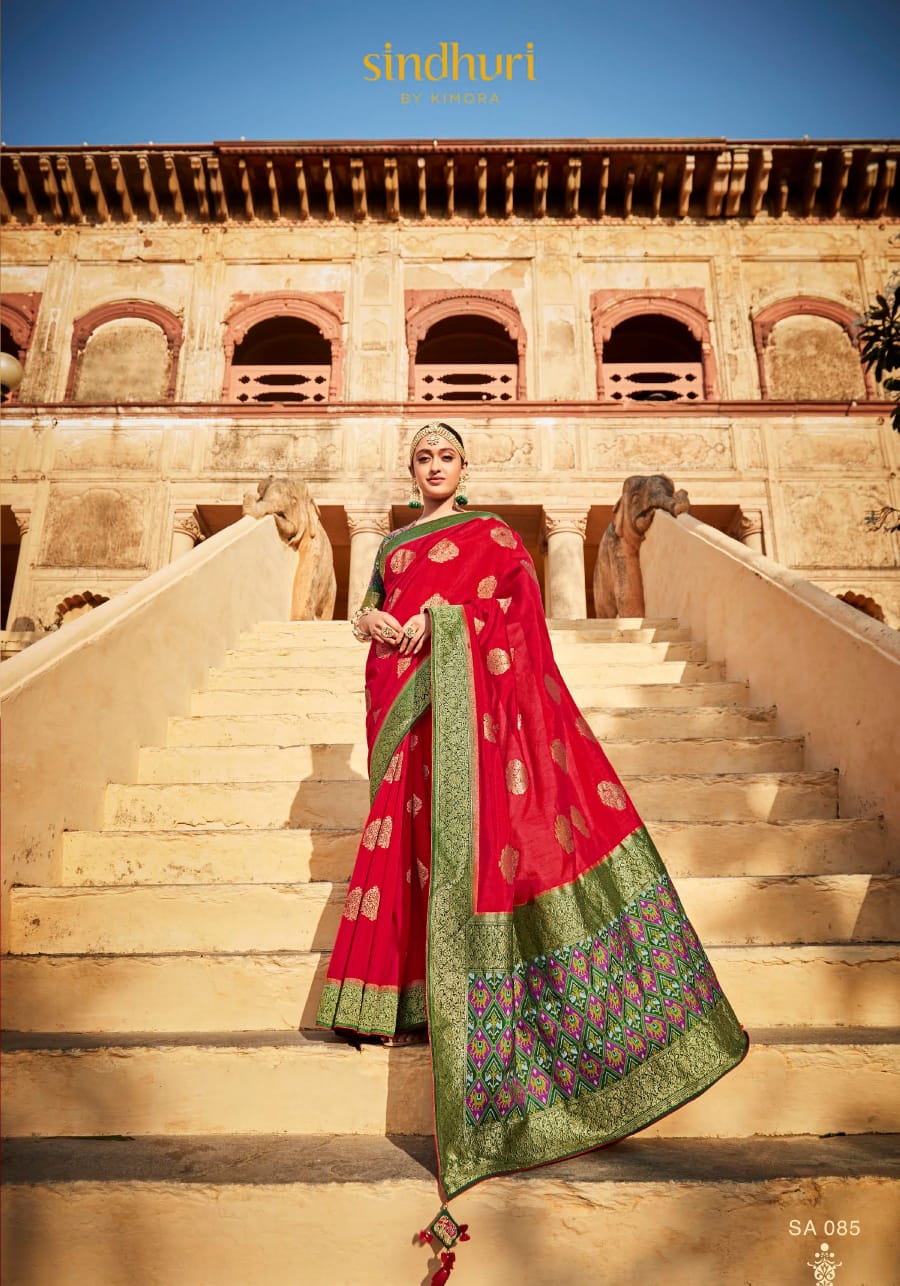 Patola Sindhuri By Kimora Fashion Single And Set Dealer From India