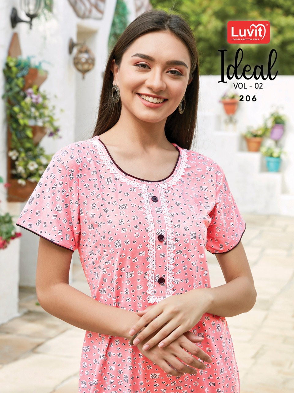 Ideal Vol 2 By Luvit Night Wear Collection Dealer And Exporter Surat Gujarat