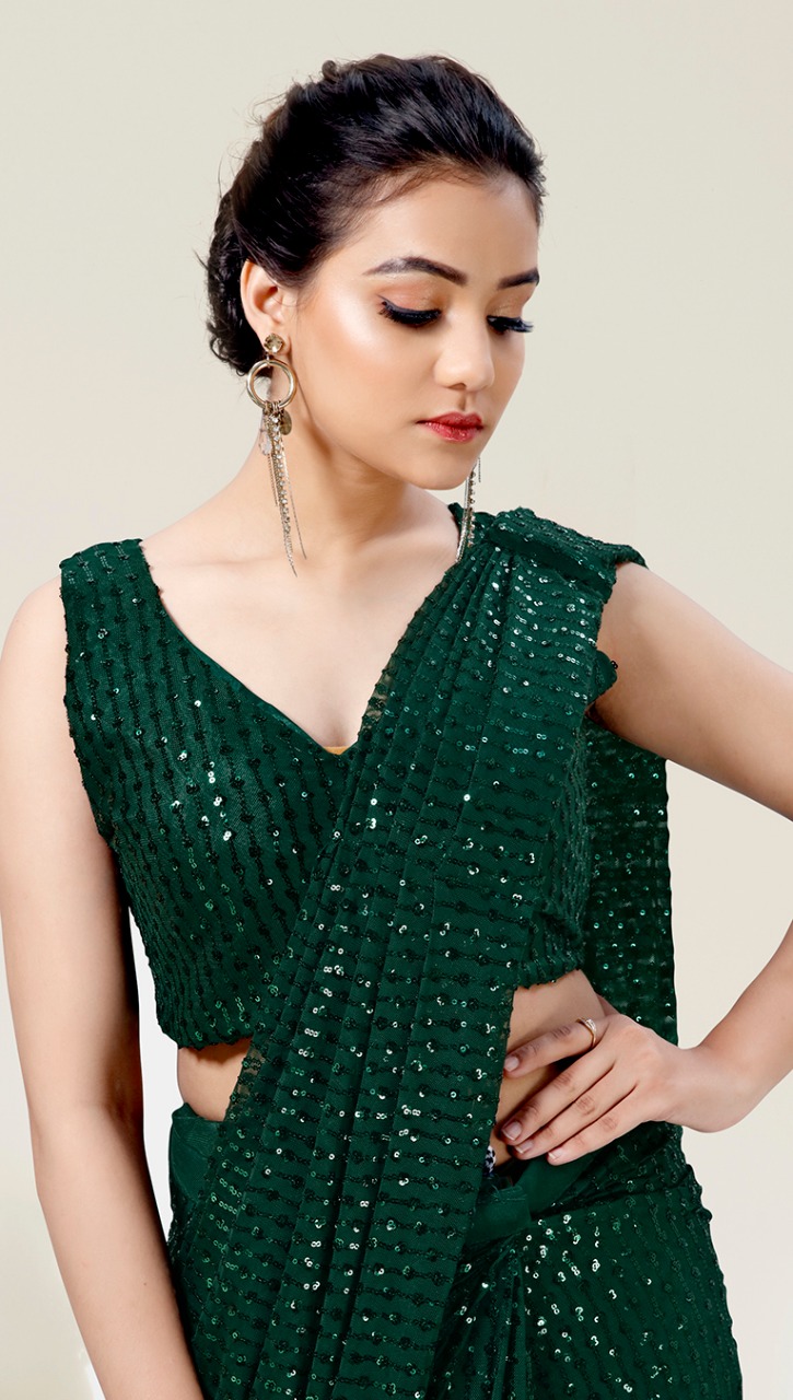 Designer Sequence Saree D No 101837 Single And Set Stockiest And Supplier From Surat