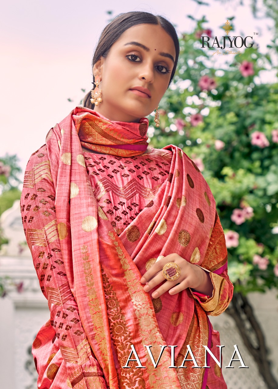 Aviana Silk By Rajyog Saree Single And Set Stockiest And Supplier From Surat