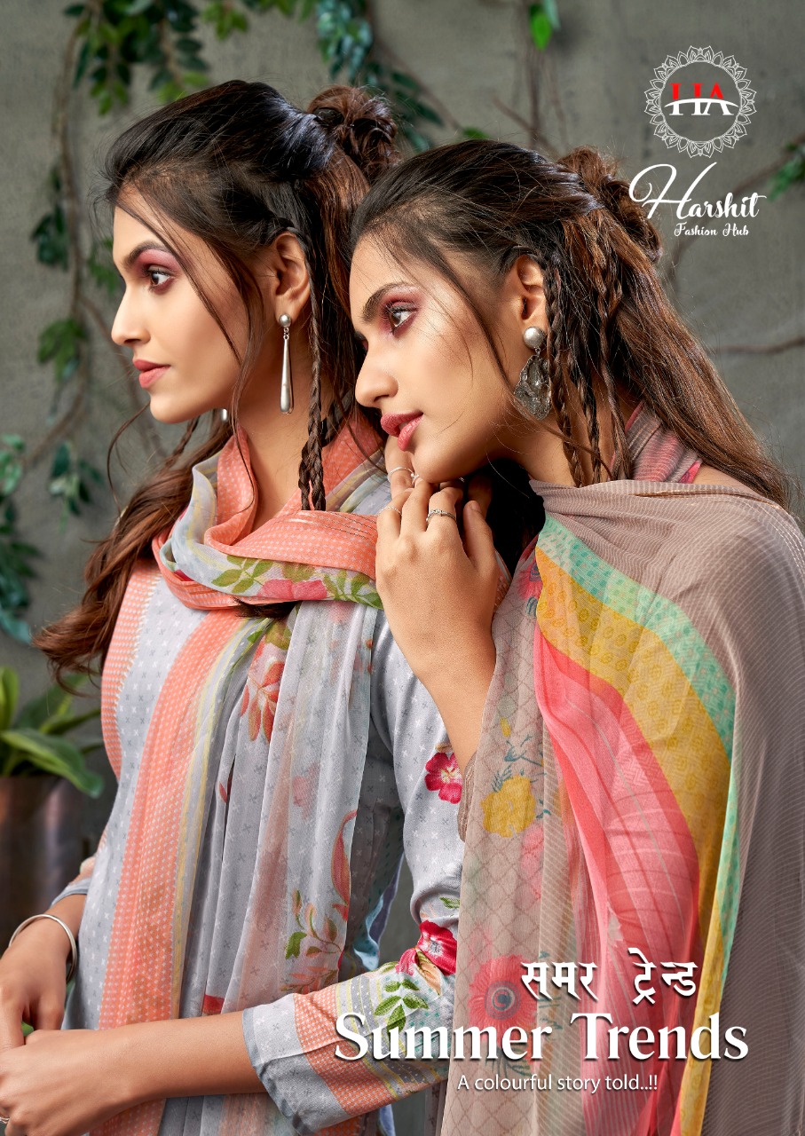 Summer Trends By Harshit Fashion Hub By Alok Suit Wholesale Supplier Traders In Surat