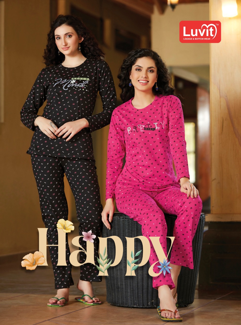 Happy By Luvit Night Wear Collection Dealer And Exporter Surat Gujarat
