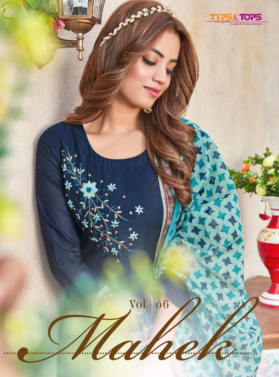 Mahek Vol 6 By Tips Tops Wholesaler Supplier From Surat