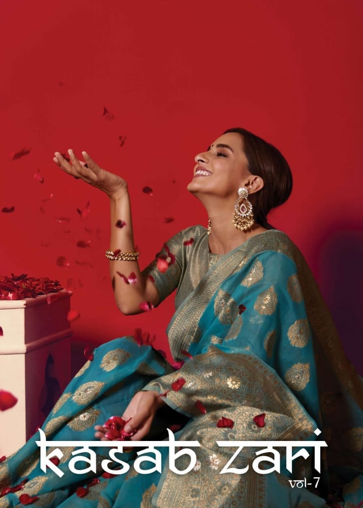 Kasab Zari Vol 7 By Shangrila Sarees Wholesaler Supplier From Surat