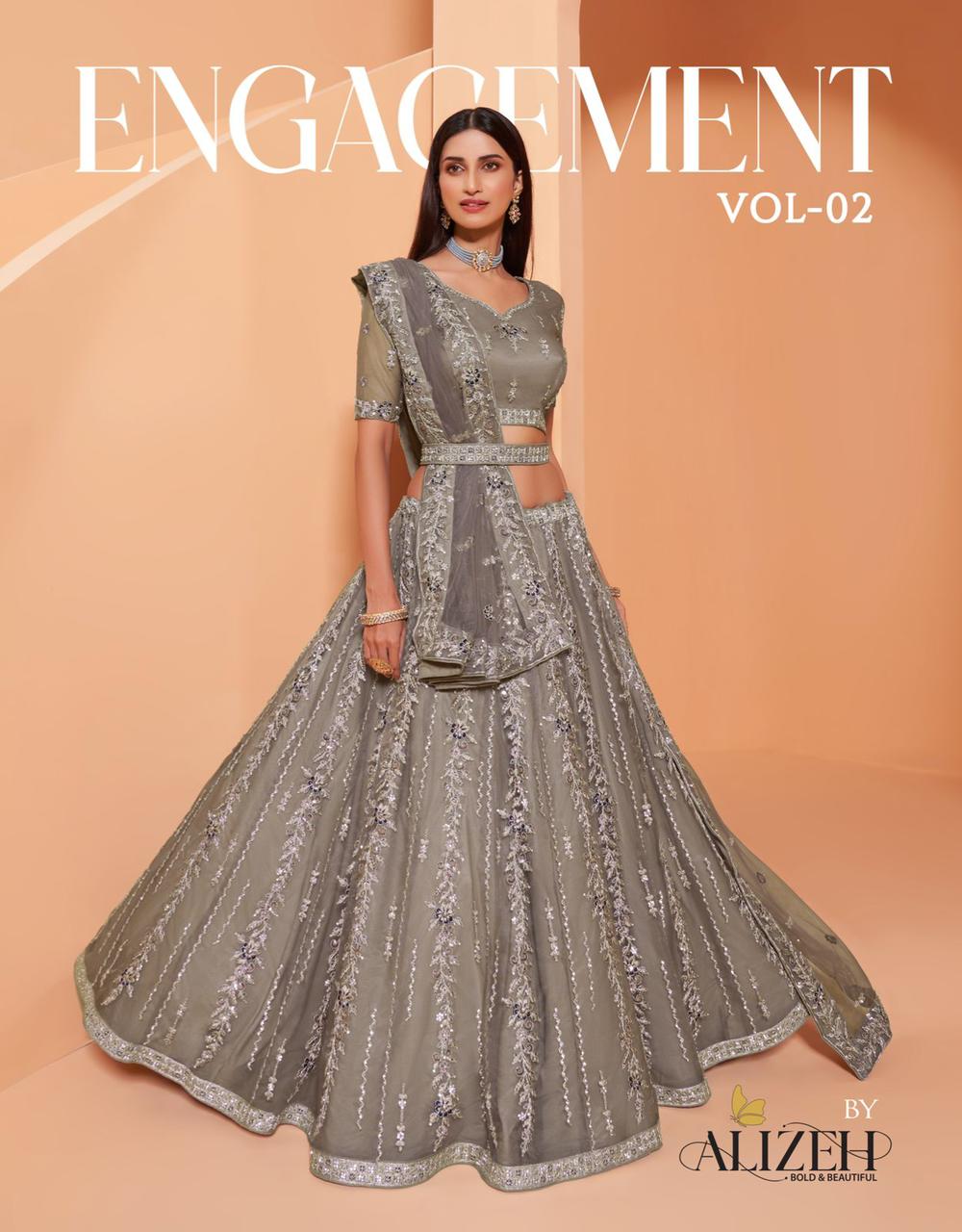 Engagement Vol 2 By Alizeh Official Single And Set Stockiest And Supplier From Surat